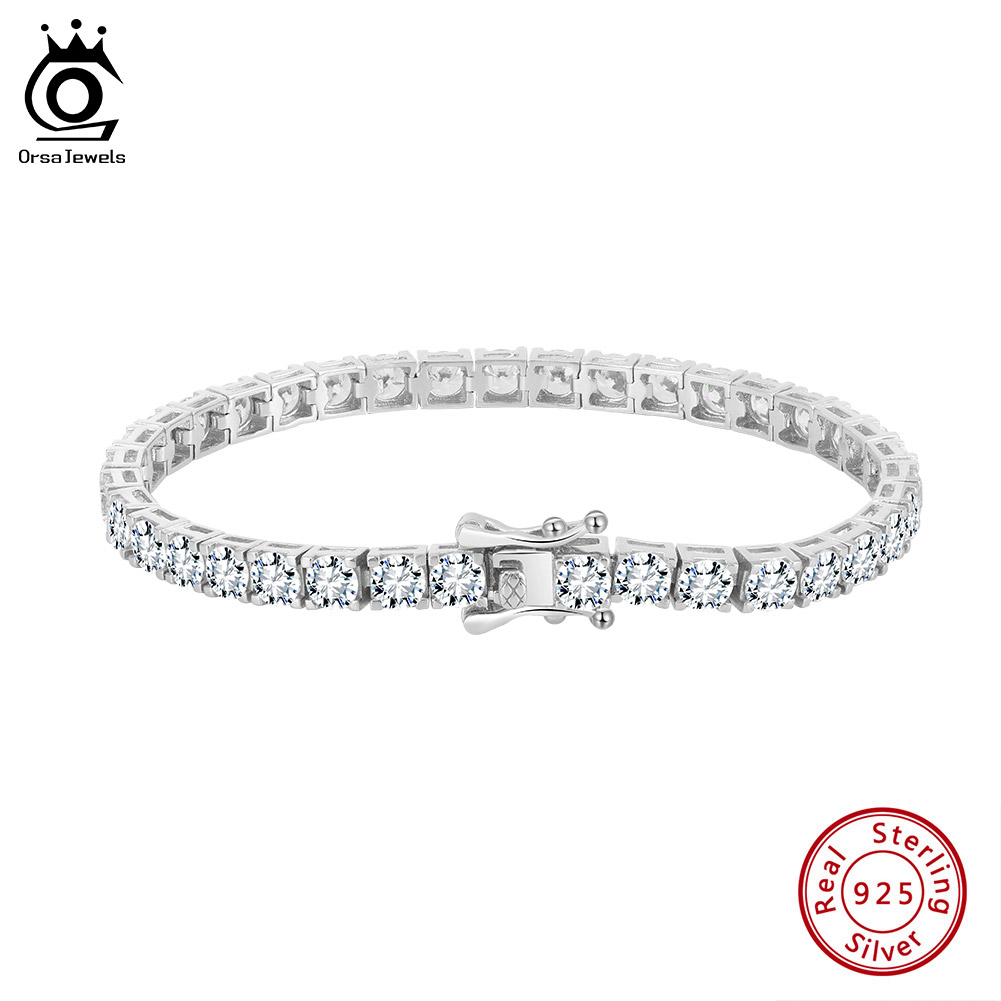 ORSA JEWELS 2mm 3mm 4mm 5A Cub – Tennis Bracelet Cubic recenzja i cena