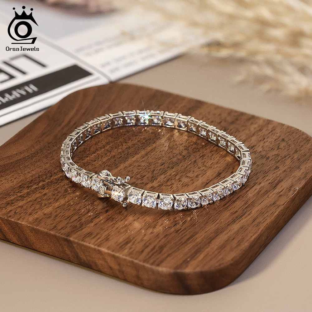ORSA JEWELS 2mm 3mm 4mm 5A Cub – Tennis Bracelet Cubic recenzja i cena