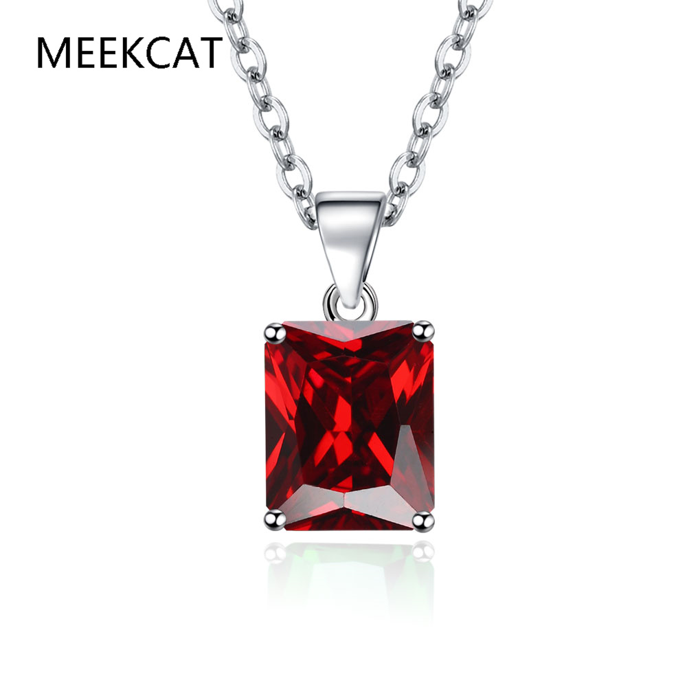 Emerald Cut Blue Topaz Created – Crystal Choker Necklace recenzja i cena