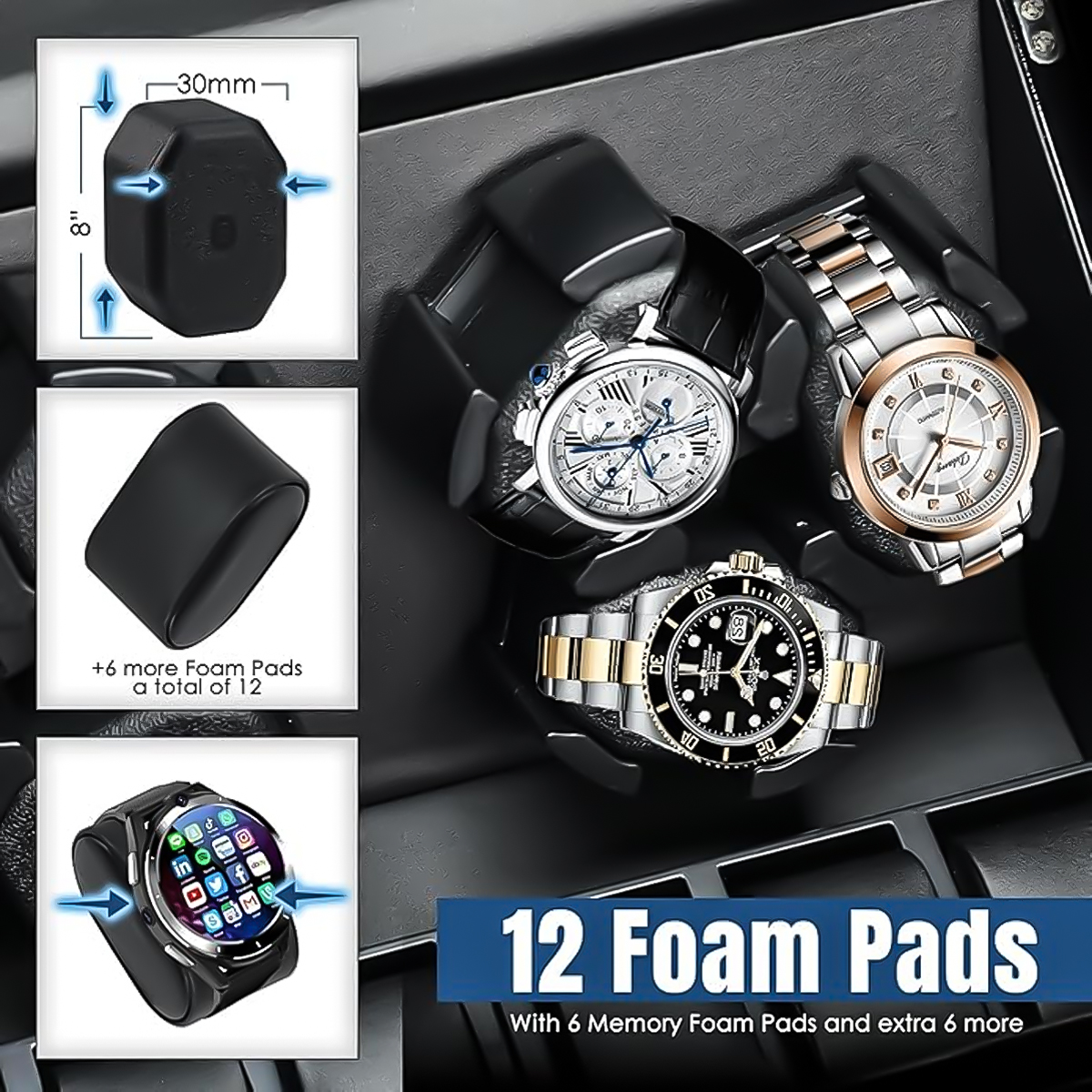 Watch Winders Box for Automati – Jewelry And Watches Store recenzja i cena