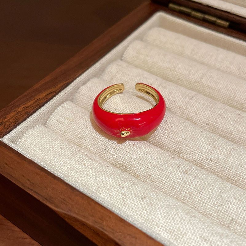 Christmas Apple Ring Red Cute  – Eve Jewelry & Watches Distribuidor Oficial Rolex recenzja i cena