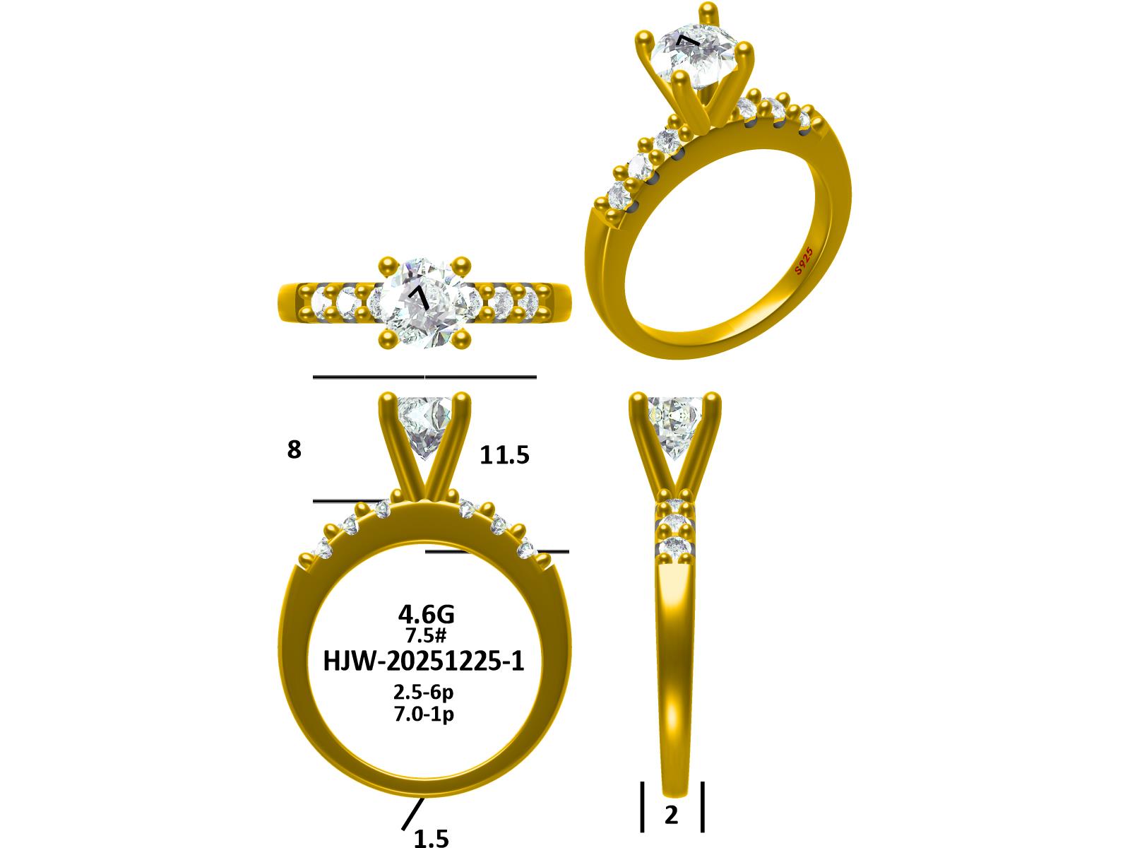 Smyoue Customized products Cus – Moissanite Ring recenzja i cena