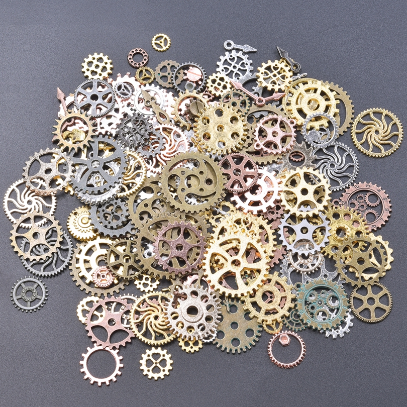 Vintage Random Punk Clock Gear – Jewelry Making Watches recenzja i cena