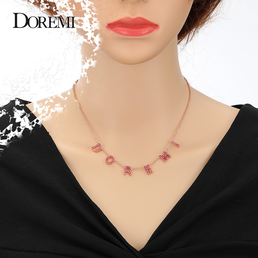 DOREMI 9mm Personalized Custom – Crystal Choker Necklace recenzja i cena