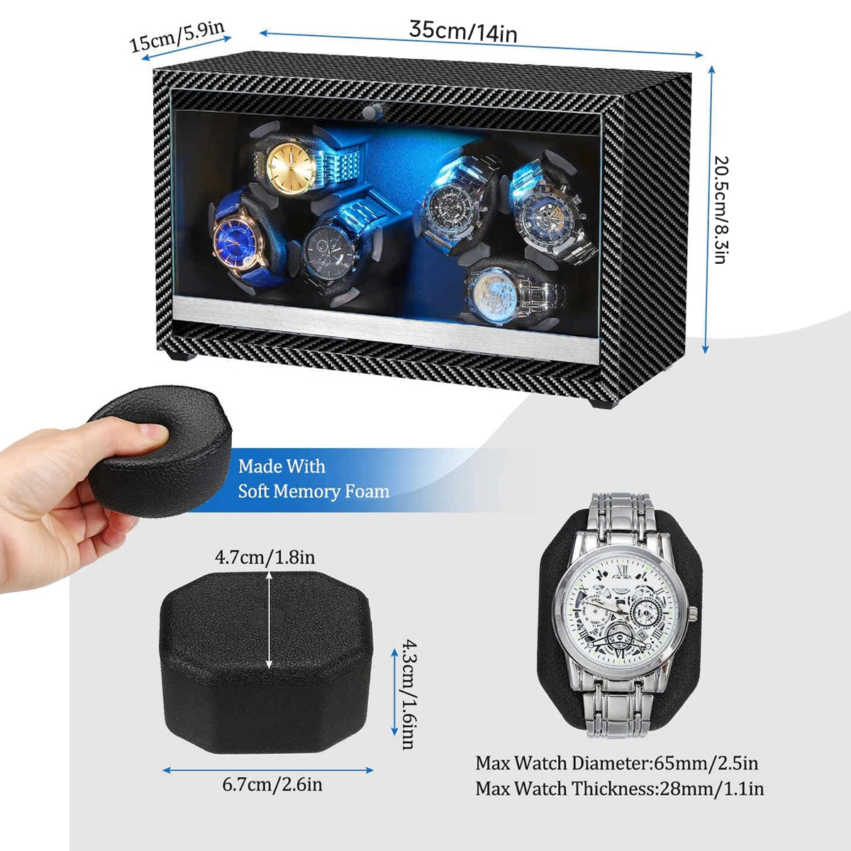 Watch Winder for Automatic Wat – Jewelry And Watches Store recenzja i cena