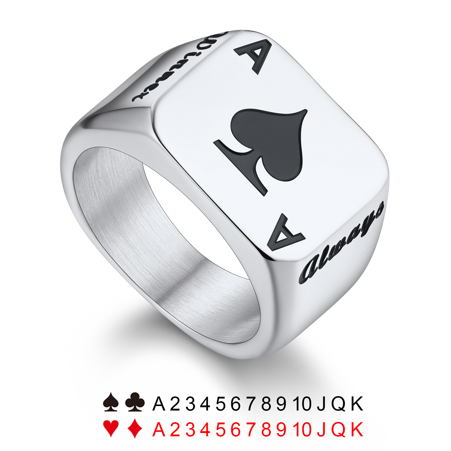 U7 Customized Square Rectangle – Mens Signet Ring recenzja i cena