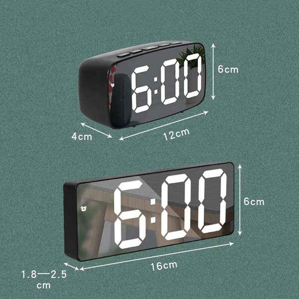 Acrylic Mirror Alarm Clock Ele – Moments Watches & Jewelry Burlington Reviews recenzja i cena