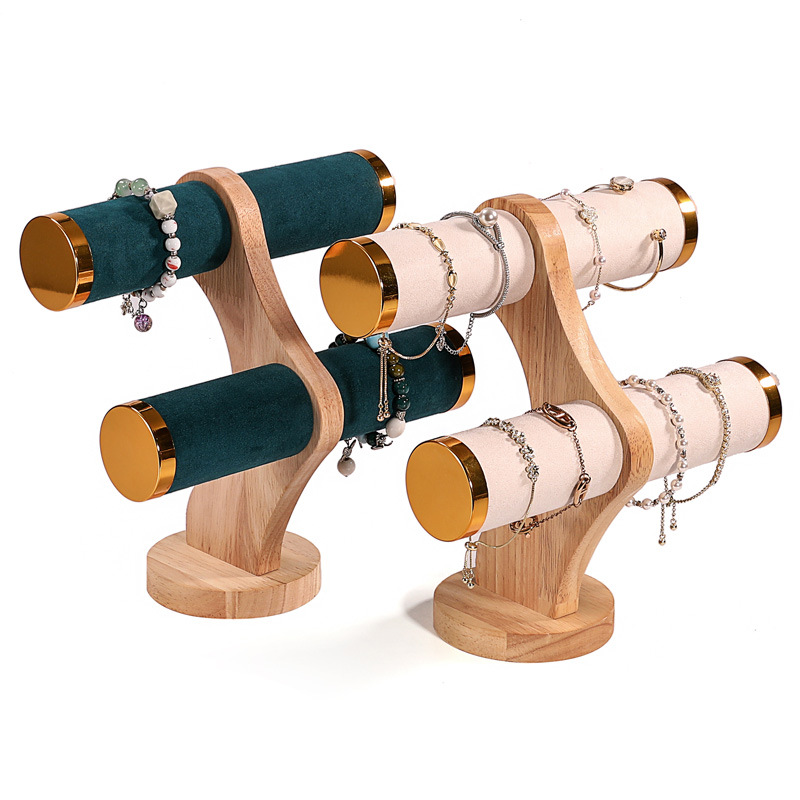2-Tier Curved Wood Bracelet Ho – Jewelry And Watches Store recenzja i cena