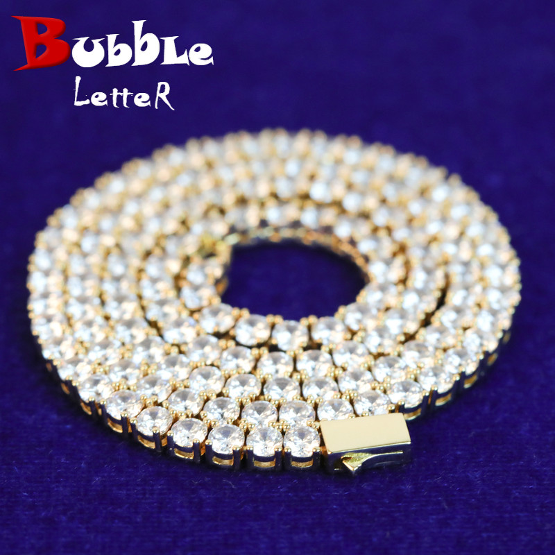 Bubble Letter Tennis Chain Rea – Tennis Bracelet Cubic recenzja i cena