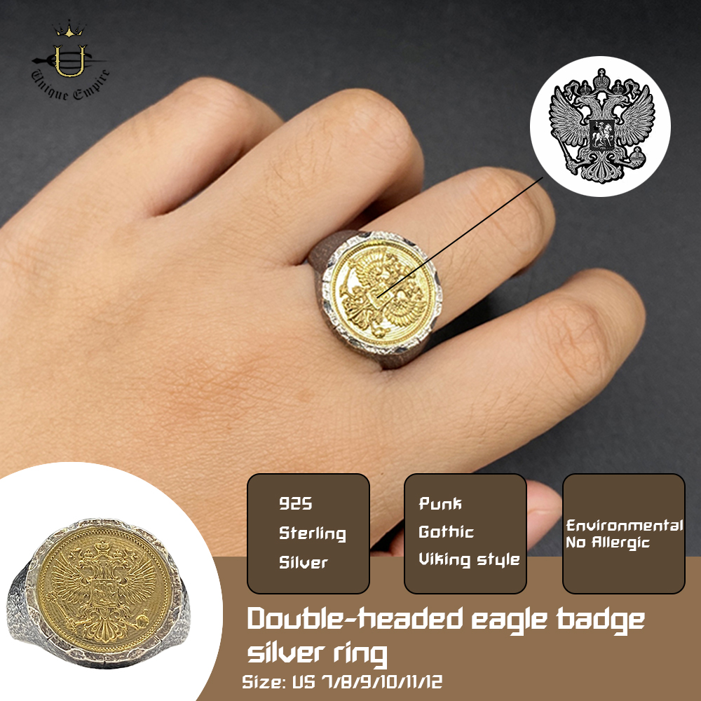 925 Sterling Silver Christian  – Mens Signet Ring recenzja i cena