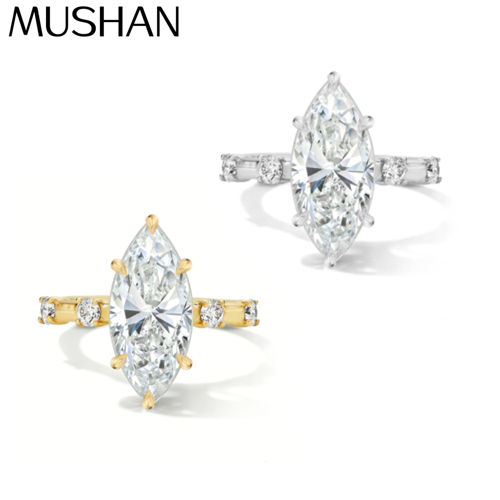 MUSHAN Custom Jewelry 925 Ster – Moissanite Ring recenzja i cena