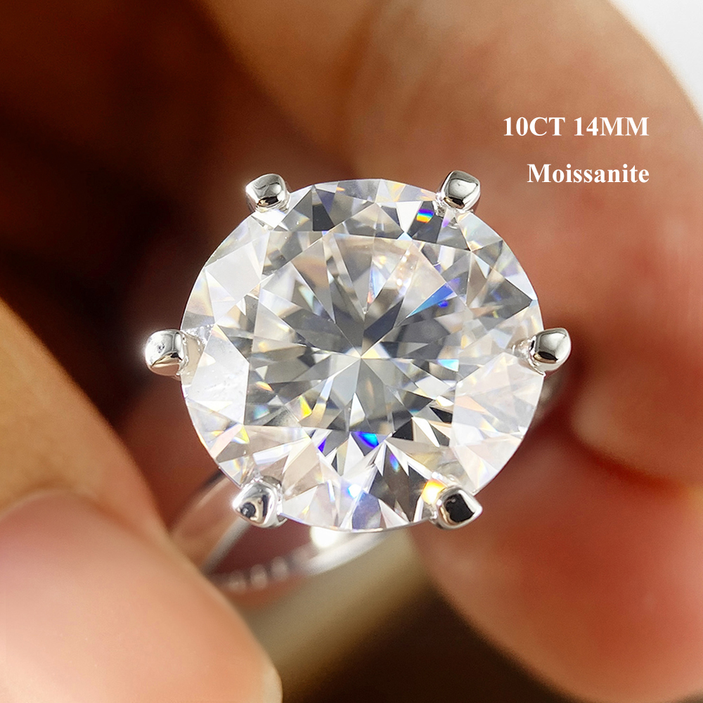 EWYA GRA Certified 0.5-10CT D  – Moissanite Ring recenzja i cena