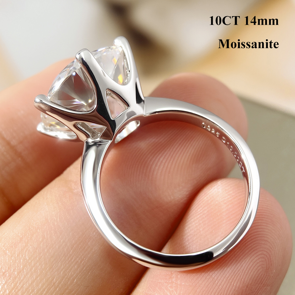 EWYA GRA Certified 0.5-10CT D  – Moissanite Ring recenzja i cena