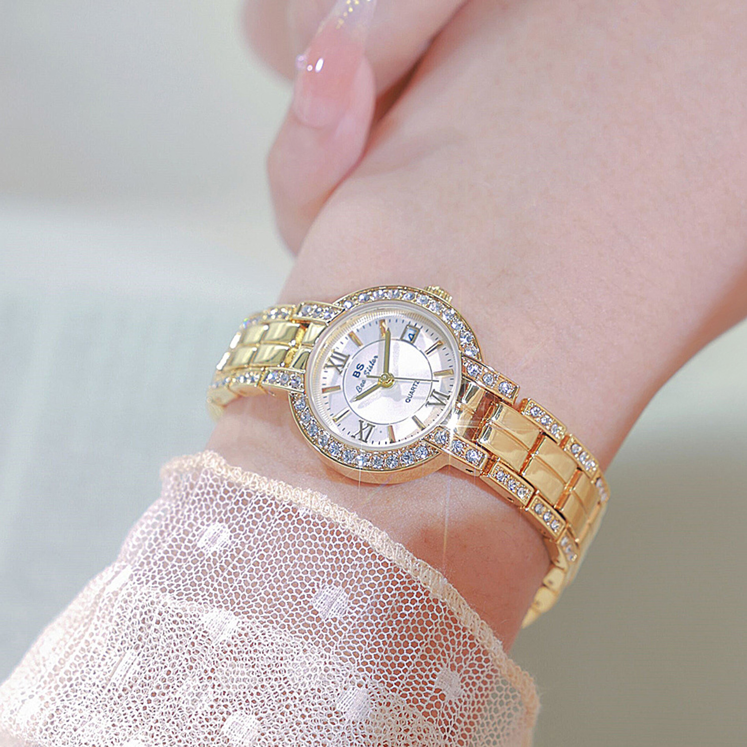 Luxury Brand Roman Dial Women' – Jewelry Diamond Watches recenzja i cena