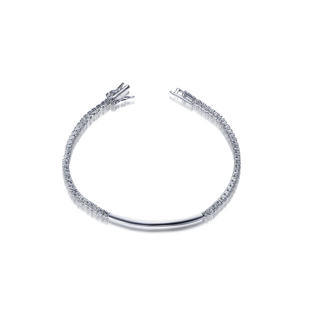 TKJ 925 Silver Stacked Tennis  – Tennis Bracelet Cubic recenzja i cena