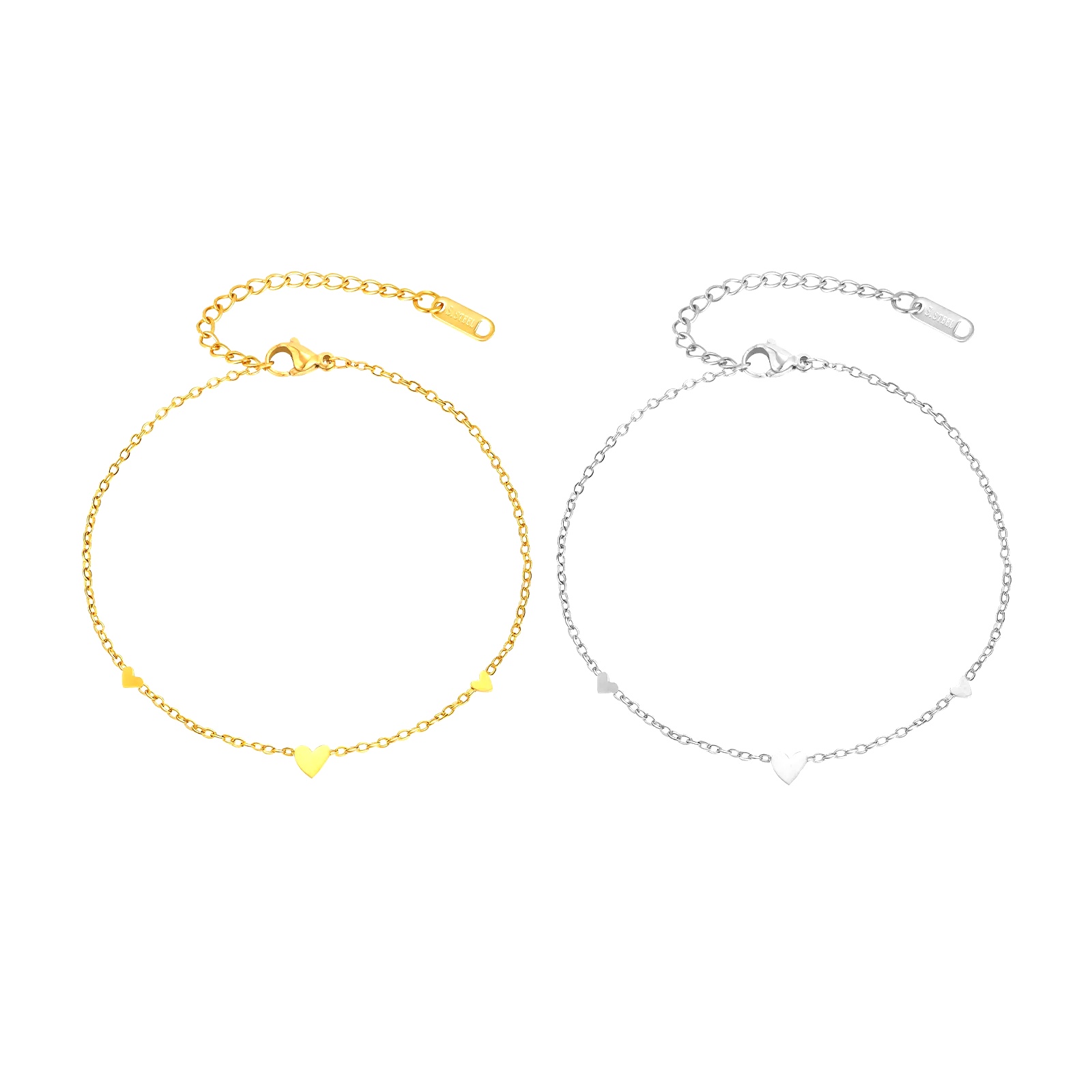 Stainless Steel Heart Anklets  – Jc Jewelry & Watches Reviews recenzja i cena