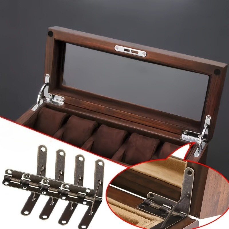 Box Support Hinges, Metal Lid  – Jewelry Box That Holds Watches recenzja i cena