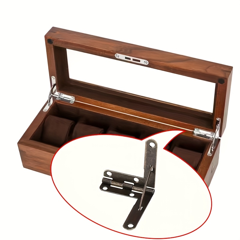 Box Support Hinges, Metal Lid  – Jewelry Box That Holds Watches recenzja i cena
