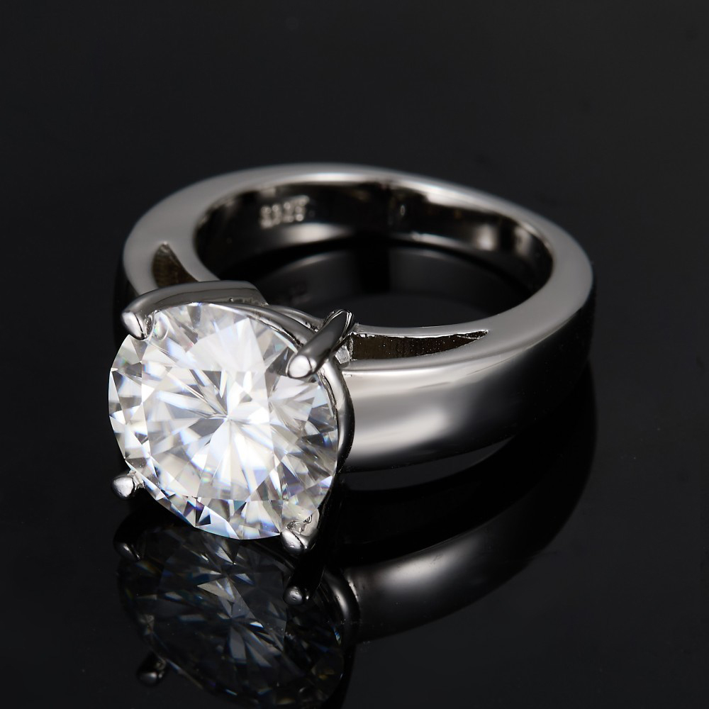 2 Carat D Color Moissanite Dia – Moissanite Ring recenzja i cena