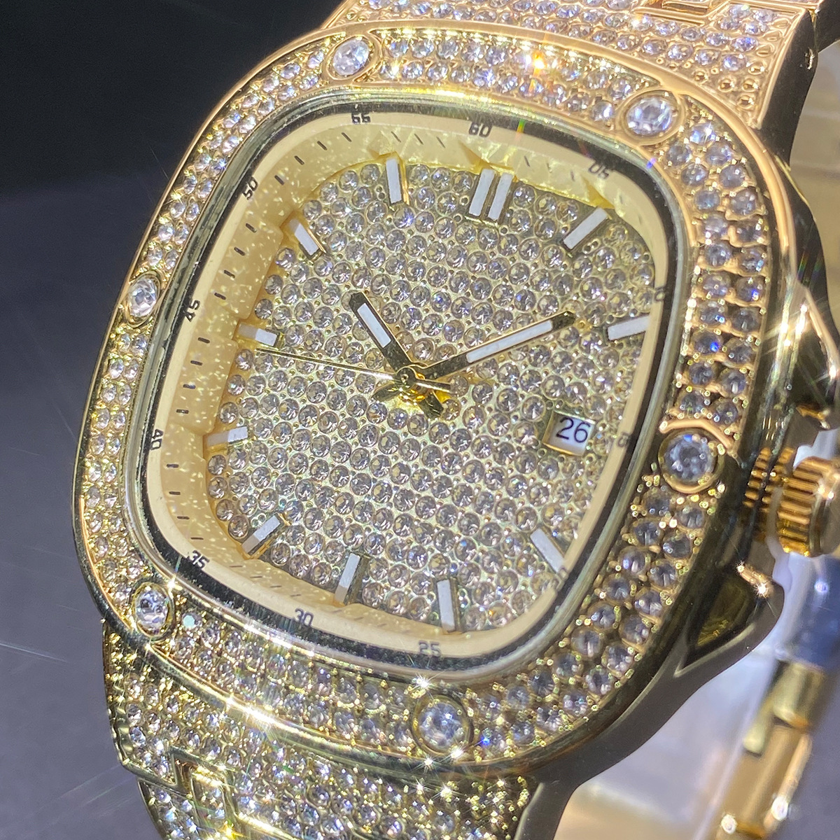 Square Wrist Watch for Men Wom – Jewelry Watches & Accessories recenzja i cena