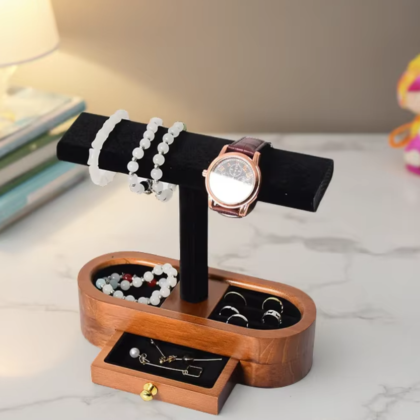 Jewelry Rack Solid Wood Jewelr – Jewelry And Watches Store recenzja i cena