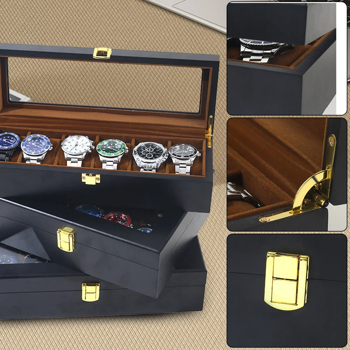 HOT Handmade Luxury Wooden6/10 – Jewelry Box That Holds Watches recenzja i cena