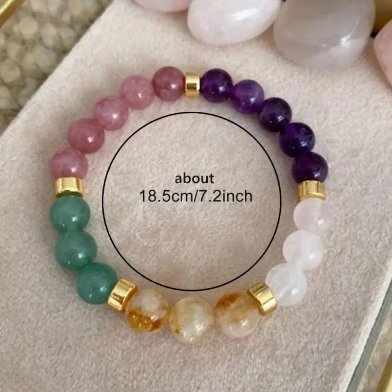 Natural Amethyst Rose Quartz B – Rose Gold Bracelet recenzja i cena