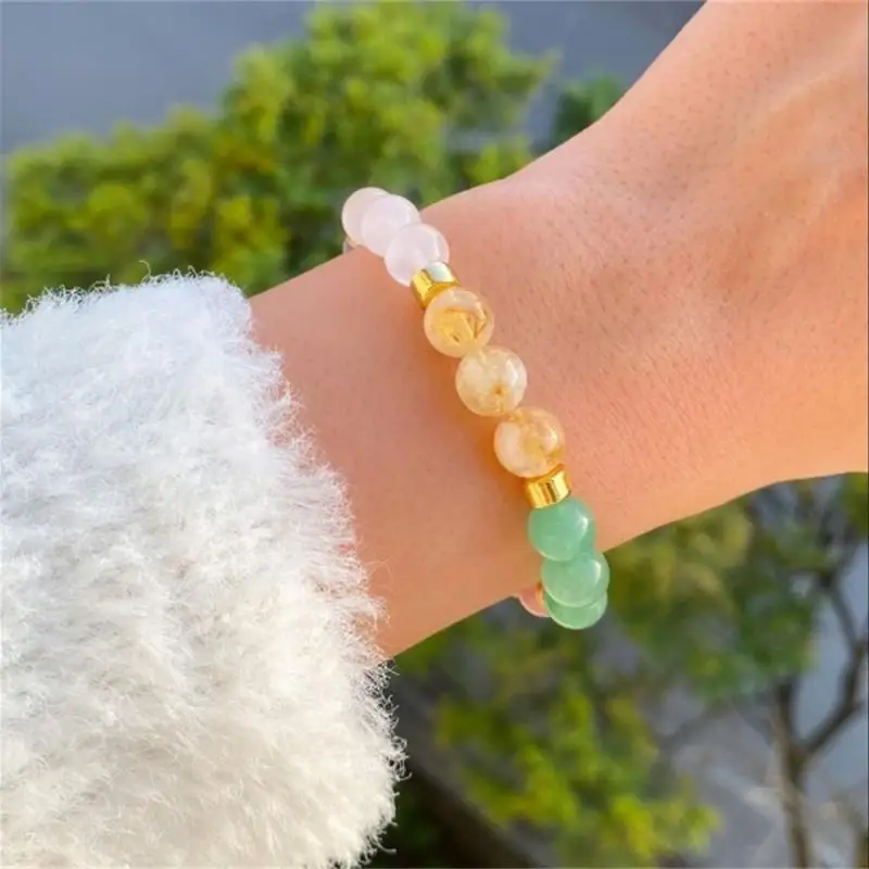 Natural Amethyst Rose Quartz B – Rose Gold Bracelet recenzja i cena
