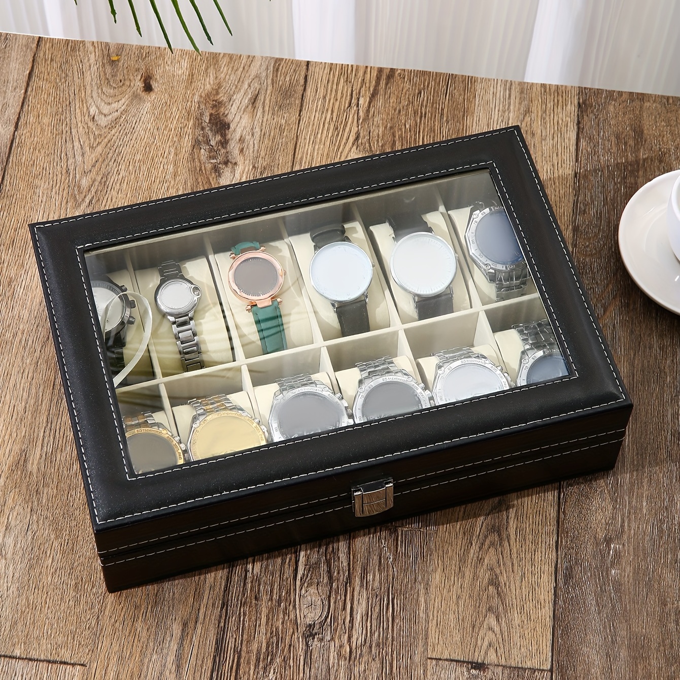 A Faux Leather Watch Storage B – Jewelry Box That Holds Watches recenzja i cena